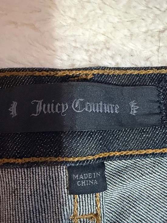 Juicy Couture Black Skinny Jeans - Sleek Dark Denim - Picture 3 of 6